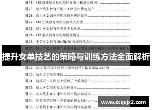 提升女单技艺的策略与训练方法全面解析 提升女单技艺的策略与训练方法全面解析